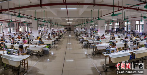 贵港港北区纺织服装产业有活力